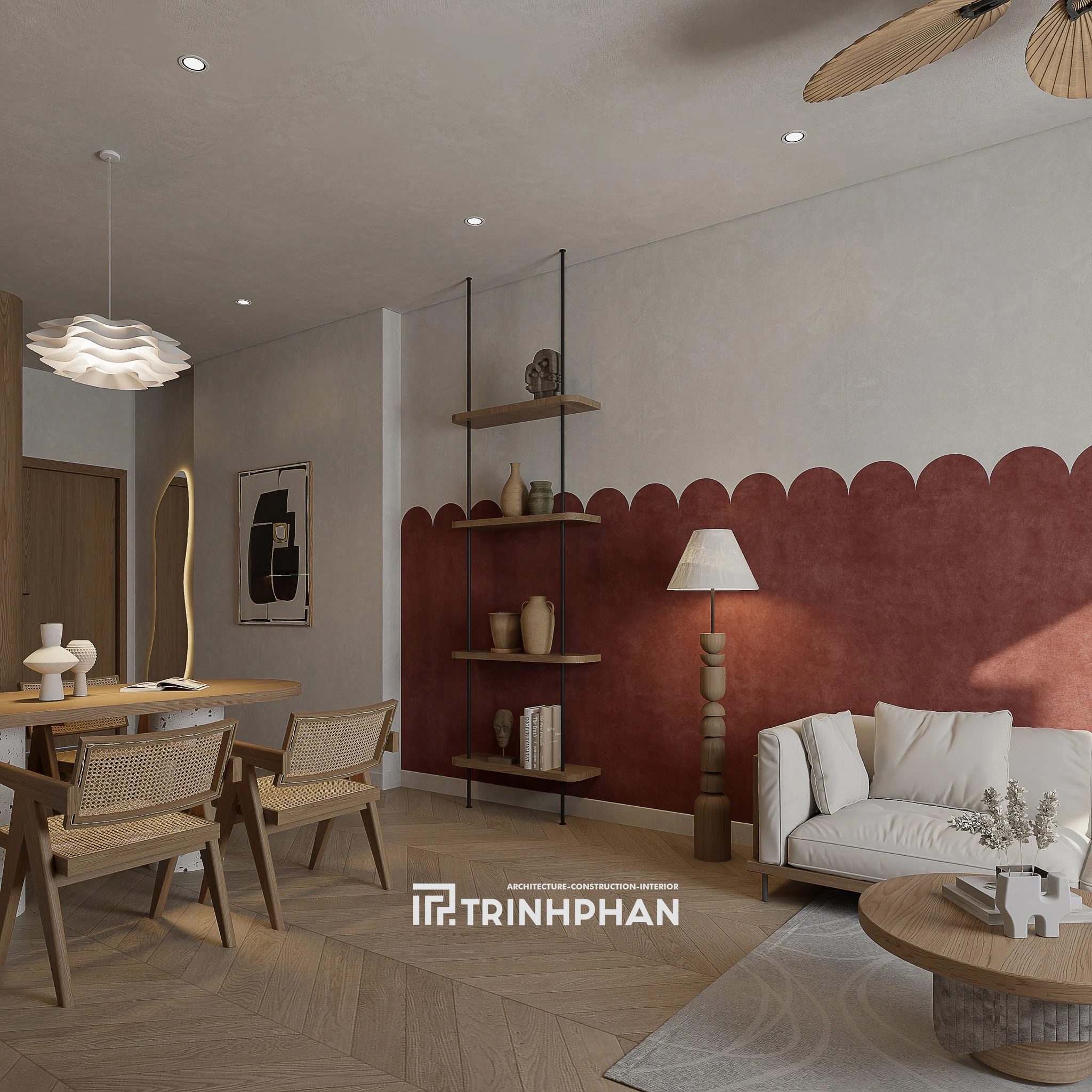 SketchUp Free Vantage Living Room - Dining Room SketchUp Free Model Modern Download ID 218000224 (Dinh Hung)