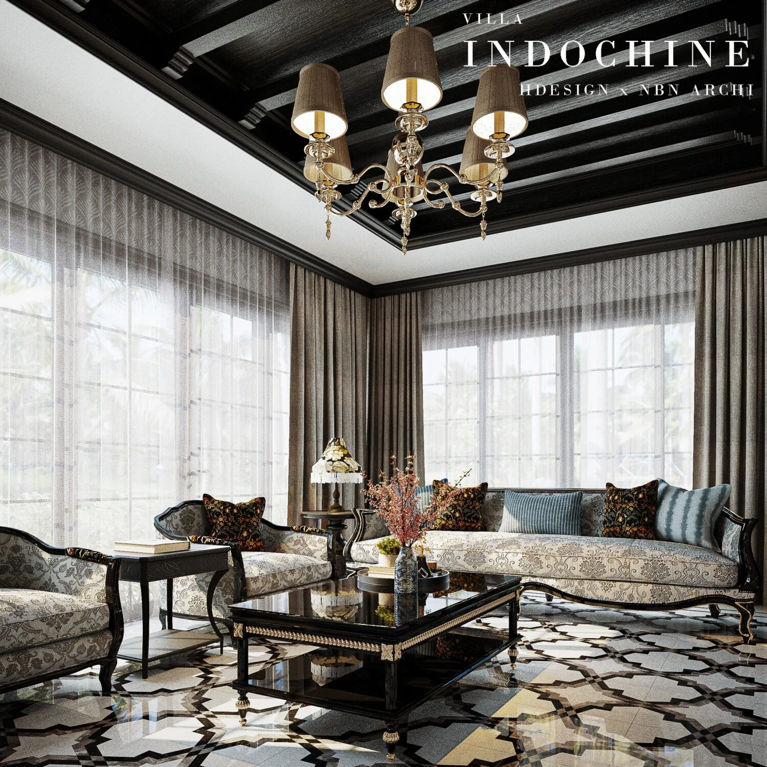 Vantage Living Room Download SketchUp Models Indochine Free ID 100000406 (Ngo Hai)