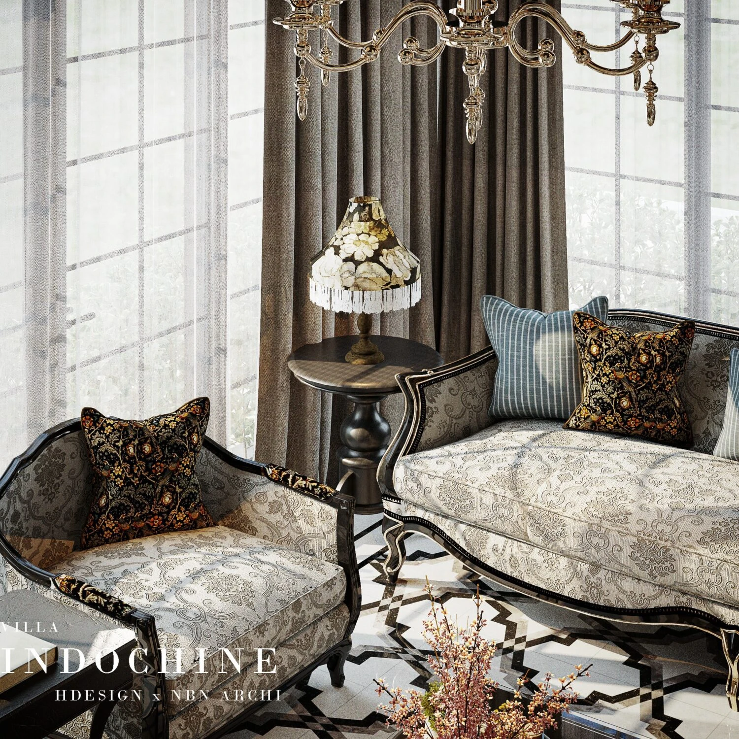 Vantage Living Room Download SketchUp Models Indochine Free ID 100000406 (Ngo Hai)