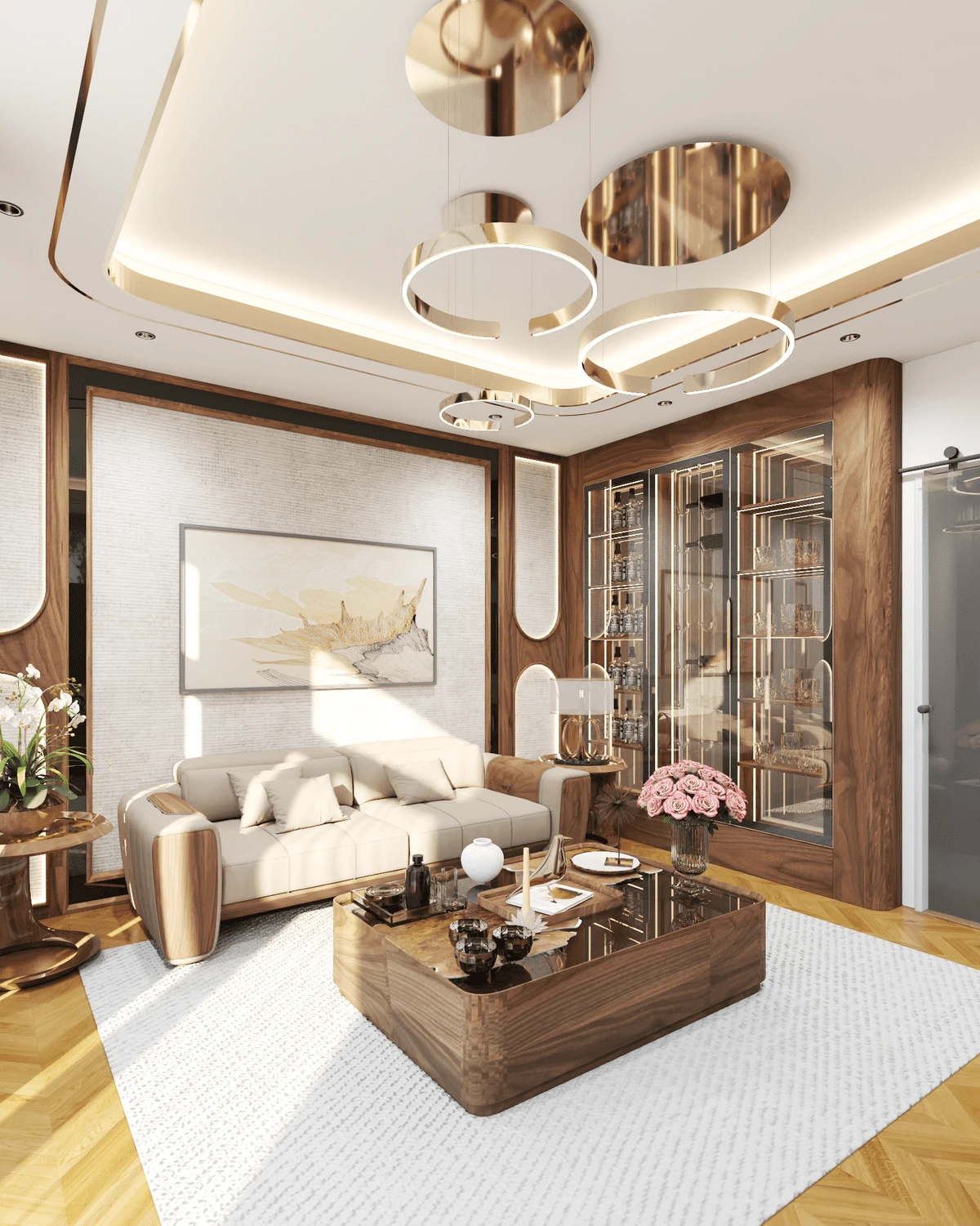 Vantage Living Room Free SketchUp Models Download Modern ID 100000418 (Kim Phong)