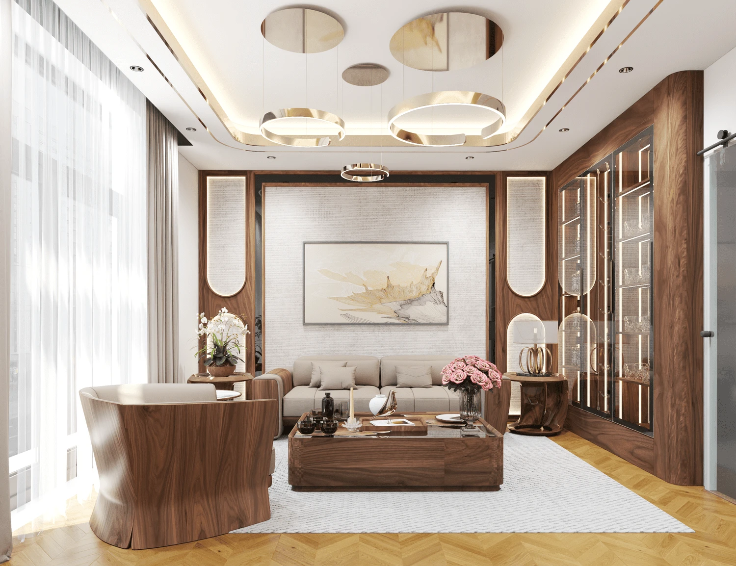 Vantage Living Room Free SketchUp Models Download Modern ID 100000418 (Kim Phong)