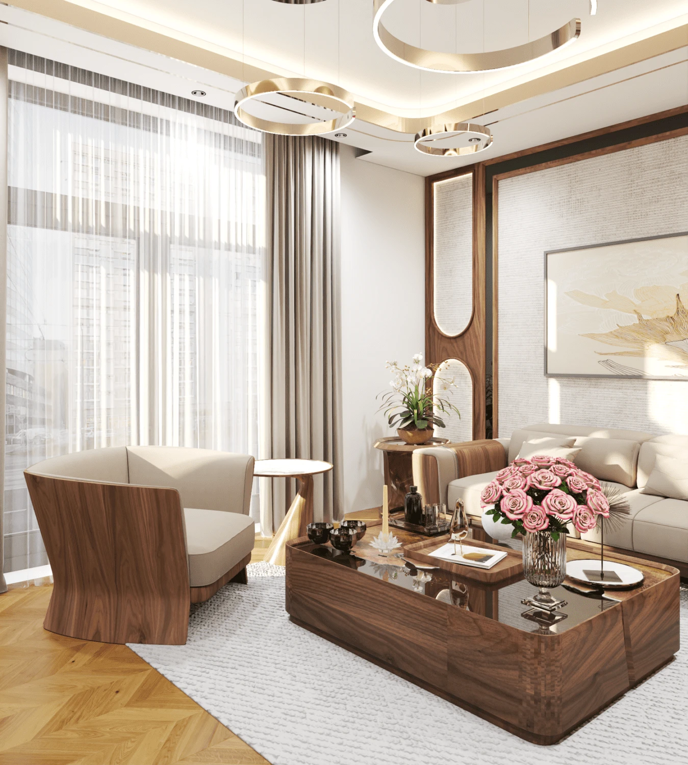 Vantage Living Room Free SketchUp Models Download Modern ID 100000418 (Kim Phong)