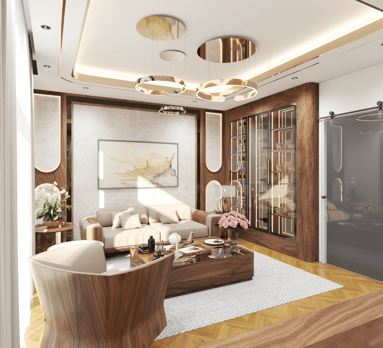 Vantage Living Room Free SketchUp Models Download Modern ID 100000418 (Kim Phong)