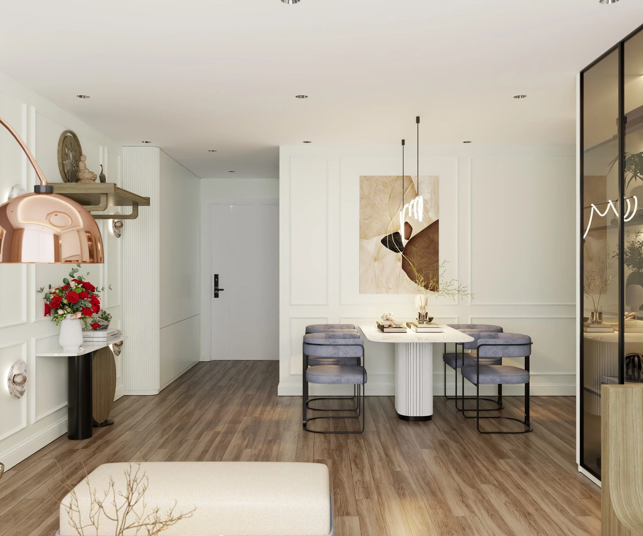 Vantage Living Room SketchUp 3D Model Free Download Modern ID 100000430 (Hung Duong Do)