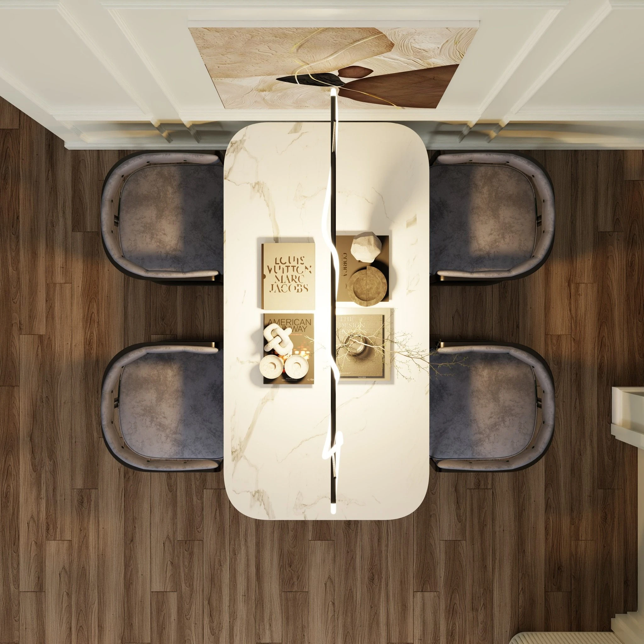 Vantage Living Room SketchUp 3D Model Free Download Modern ID 100000430 (Hung Duong Do)