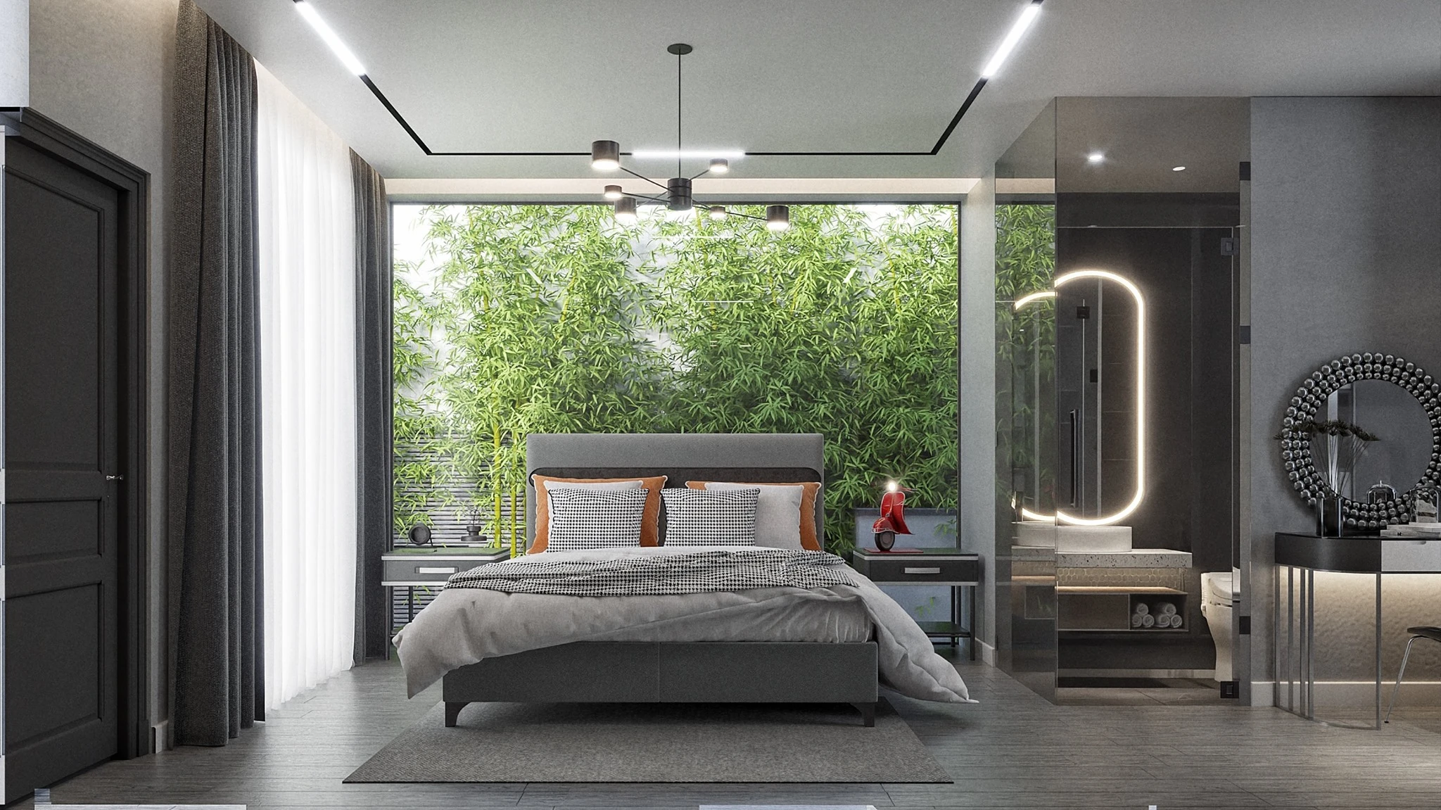 Vray Apartment SketchUp 3D Model Free Download Modern ID 106000158 (Chau Hung)