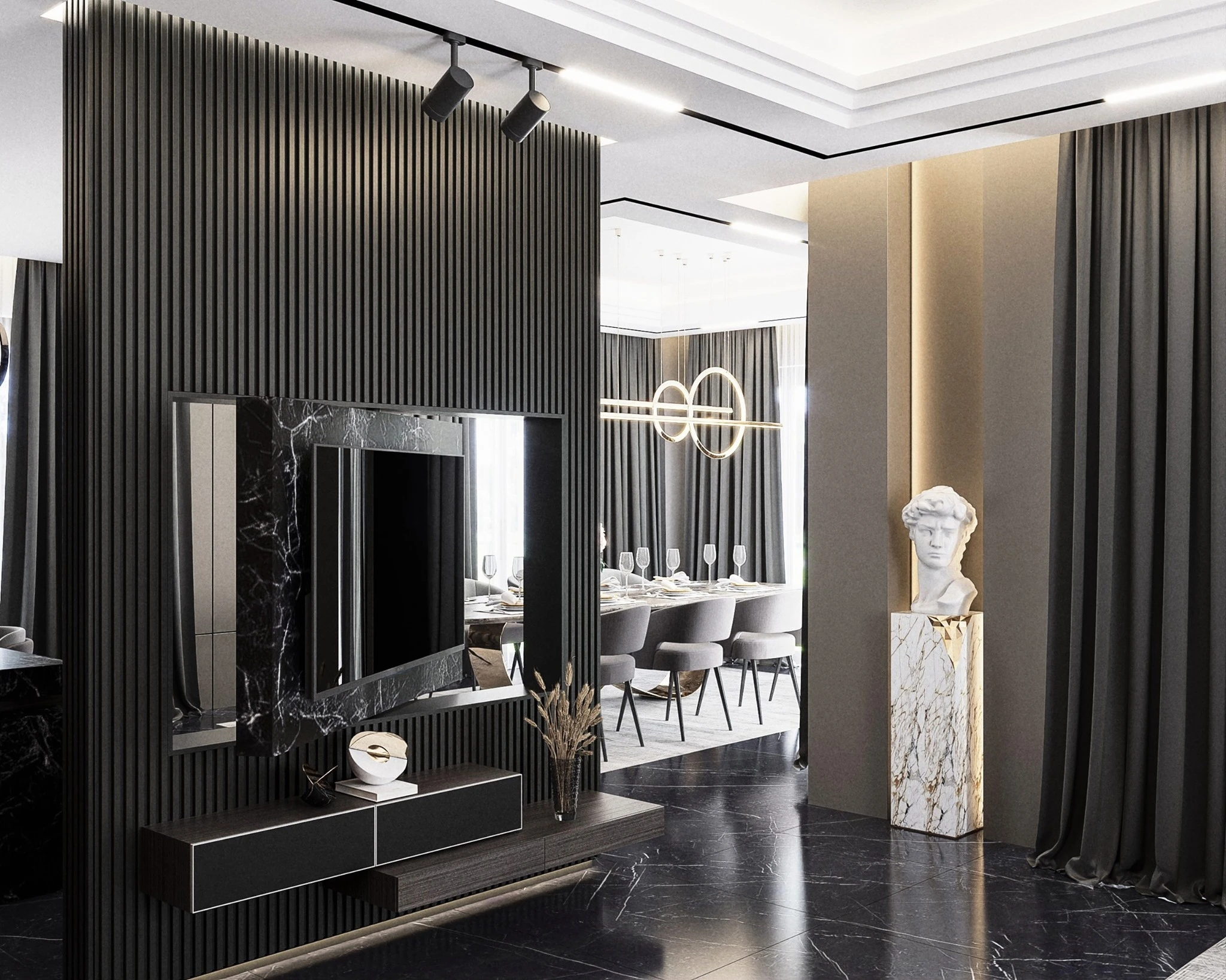 Vray Apartment SketchUp 3D Model Free Download Modern ID 106000158 (Chau Hung)