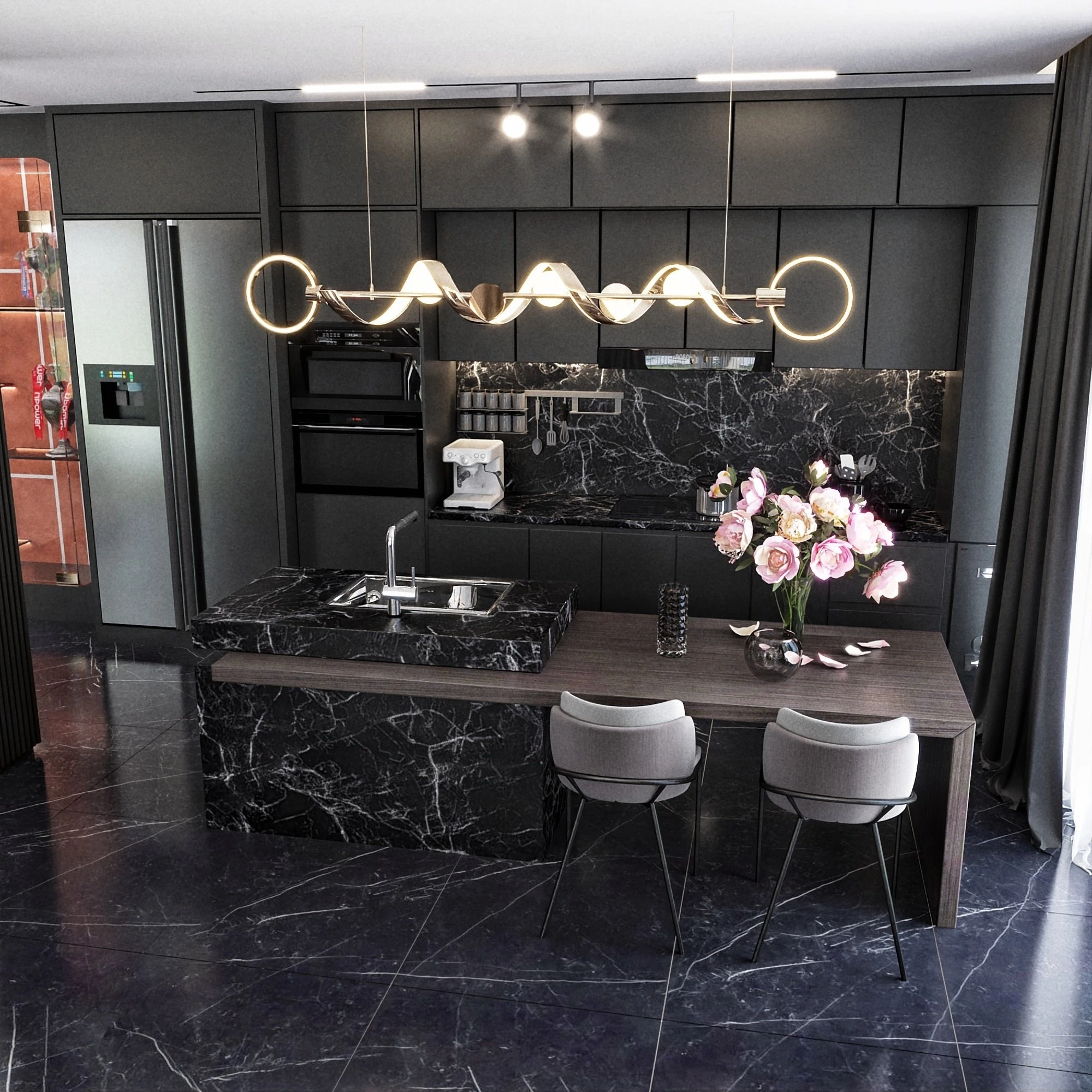 Vray Apartment SketchUp 3D Model Free Download Modern ID 106000158 (Chau Hung)