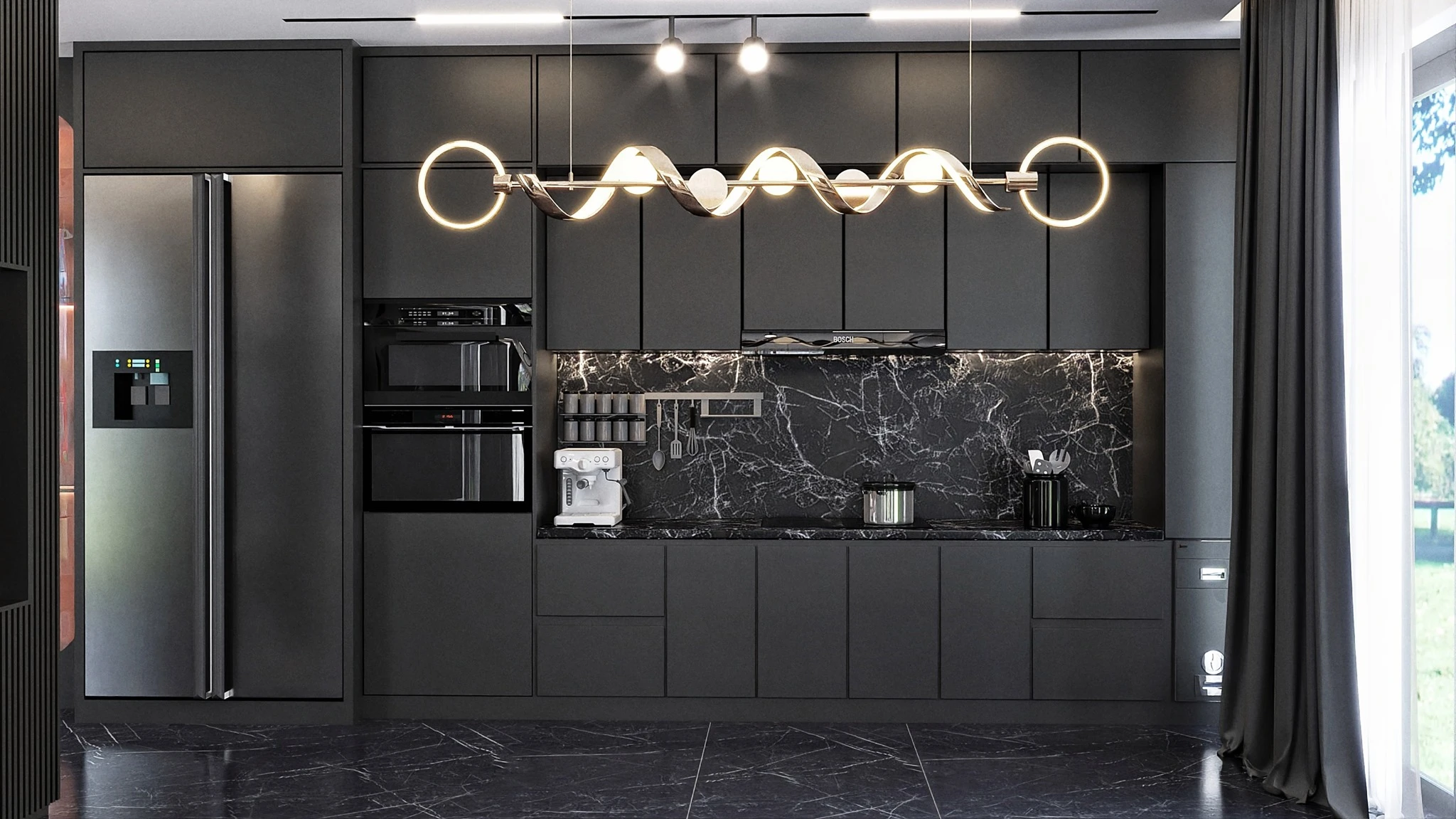 Vray Apartment SketchUp 3D Model Free Download Modern ID 106000158 (Chau Hung)