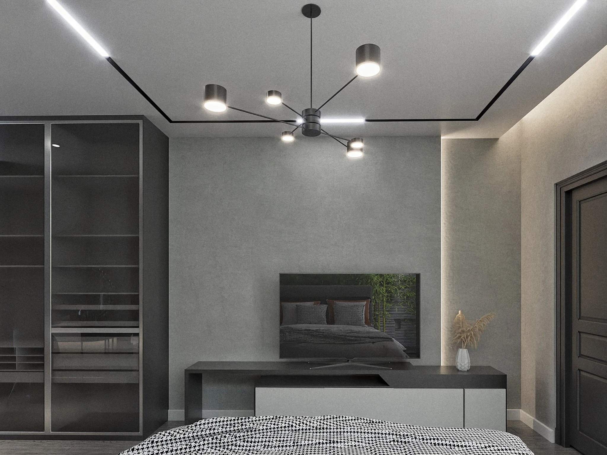 Vray Apartment SketchUp 3D Model Free Download Modern ID 106000158 (Chau Hung)