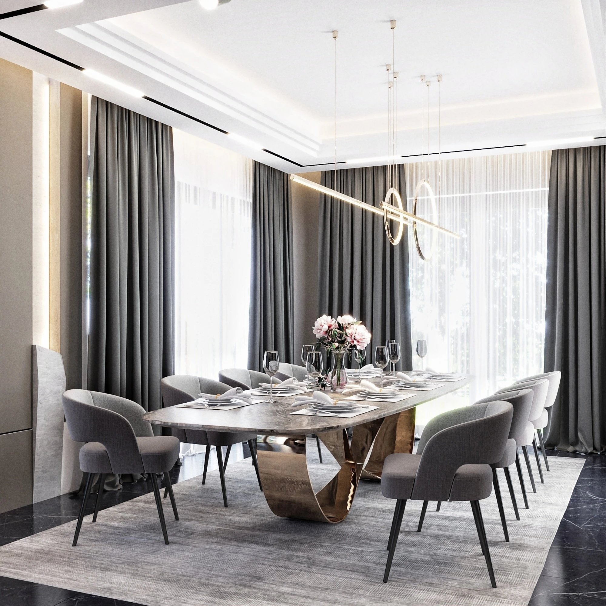 Vray Apartment SketchUp 3D Model Free Download Modern ID 106000158 (Chau Hung)