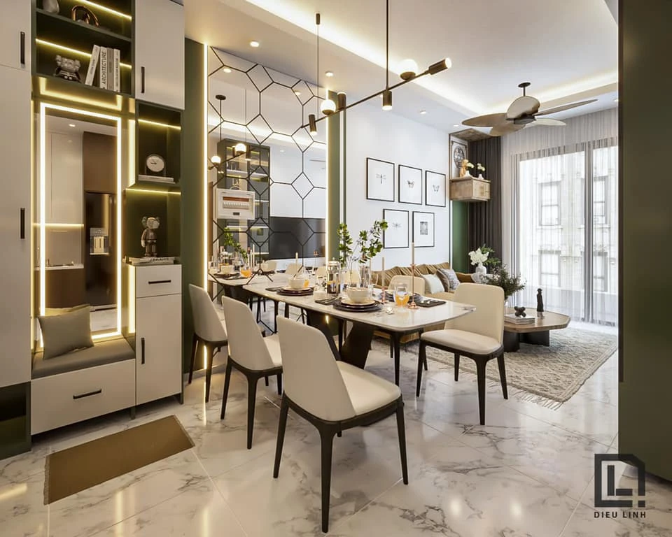 Vray Apartment SketchUp 3D Model Free Download Modern ID 106000188 (Dieu Linh)