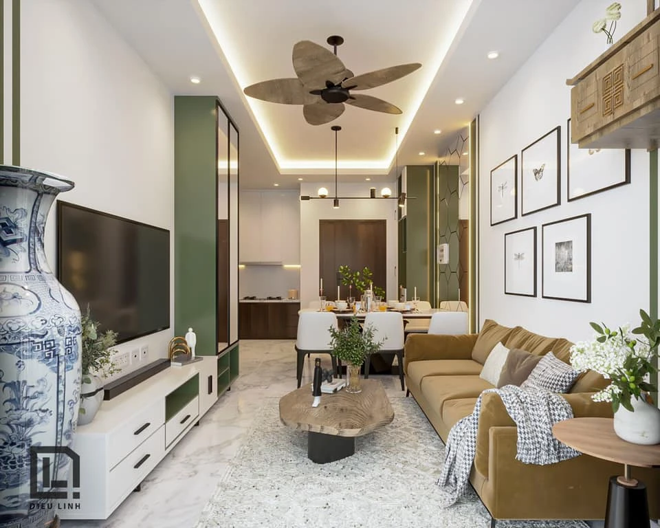 Vray Apartment SketchUp 3D Model Free Download Modern ID 106000188 (Dieu Linh)