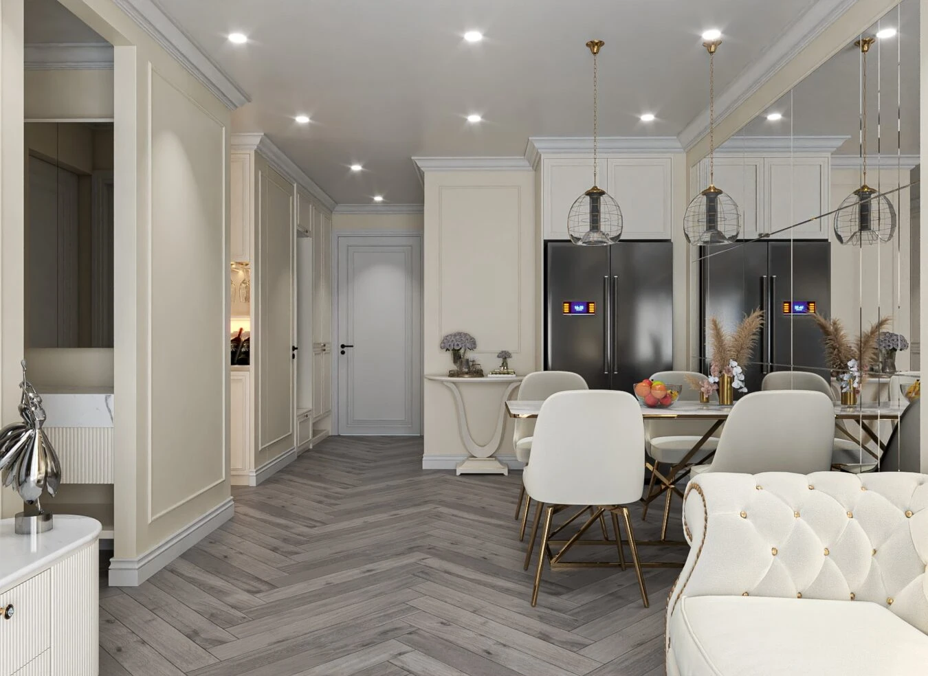 Vray Apartment SketchUp Free Model Modern Download ID 106000182 (Vu Van Luong)