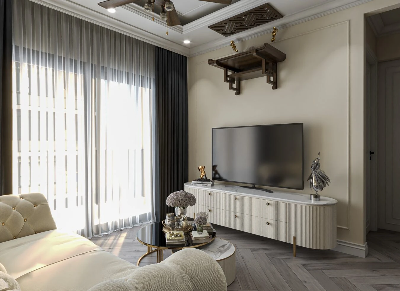 Vray Apartment SketchUp Free Model Modern Download ID 106000182 (Vu Van Luong)