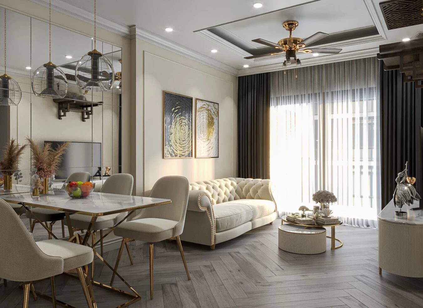 Vray Apartment SketchUp Free Model Modern Download ID 106000182 (Vu Van Luong)