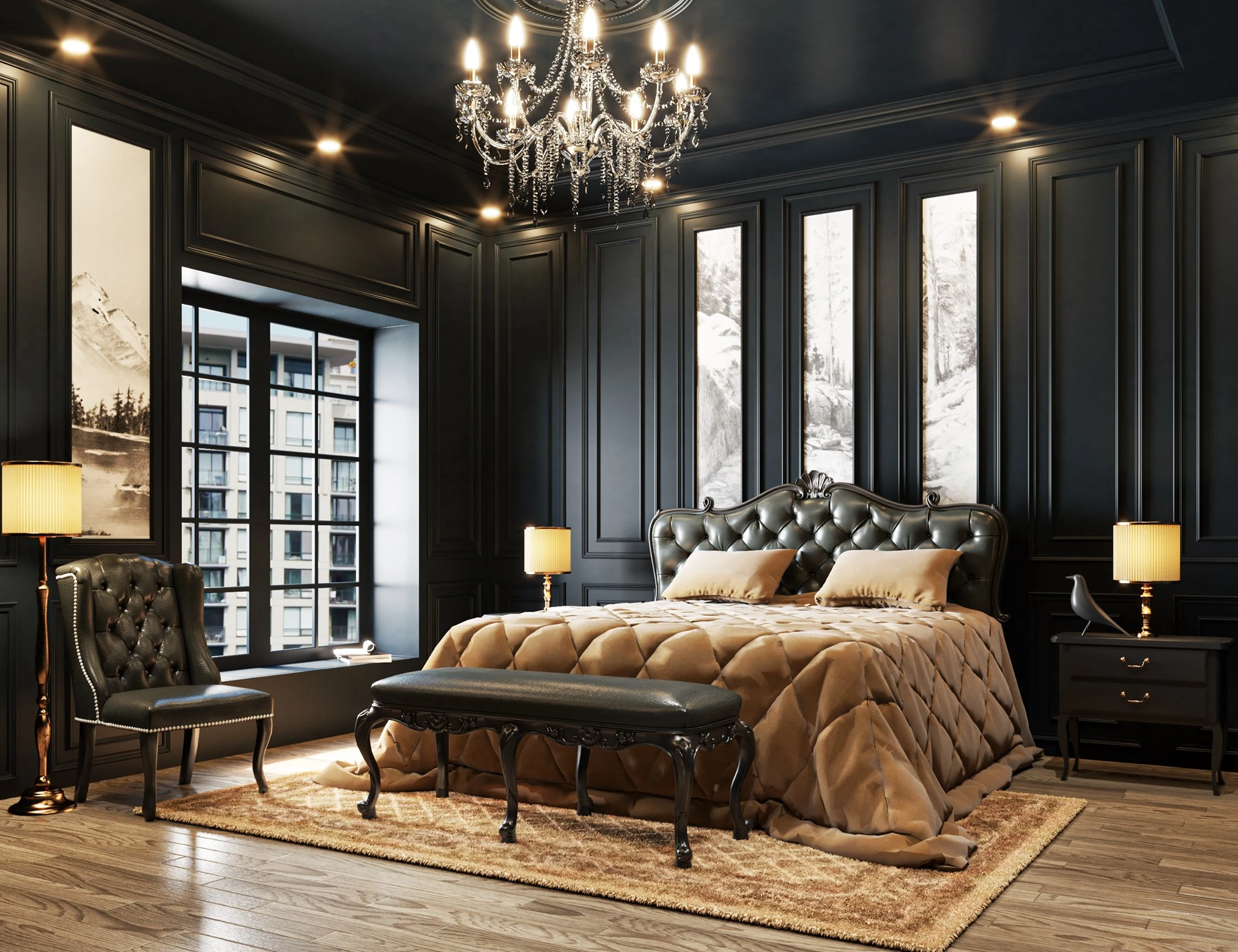 Vray Bedroom Download SketchUp Models Modern Free ID 101000764 (Tran Nam)