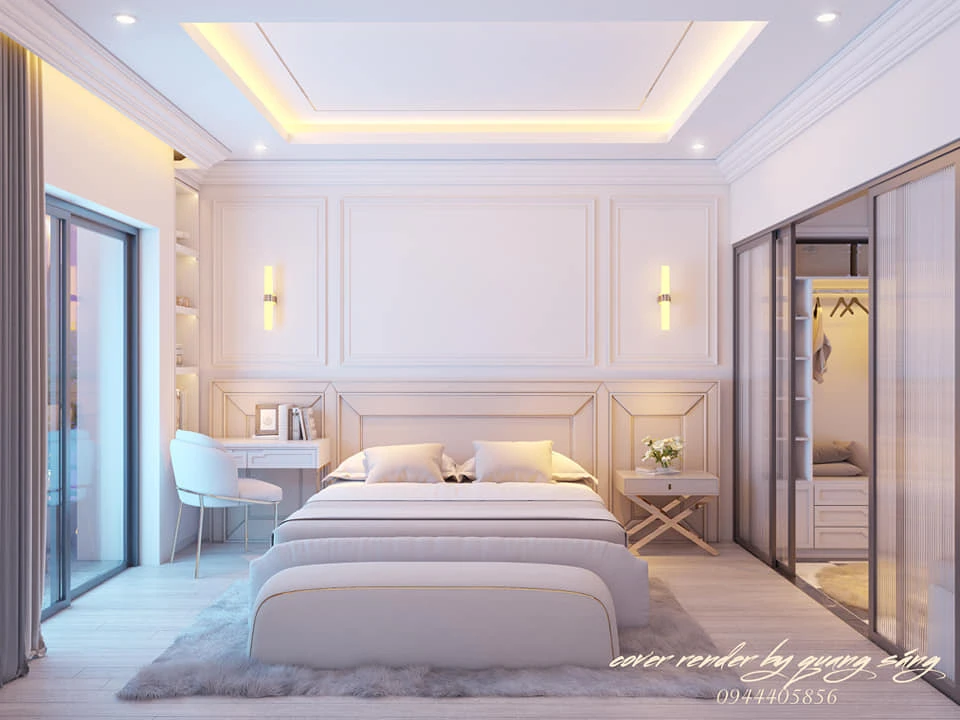 Vray Bedroom Free Sketchup Models Download Modern ID 101000266 (Quang Sang)