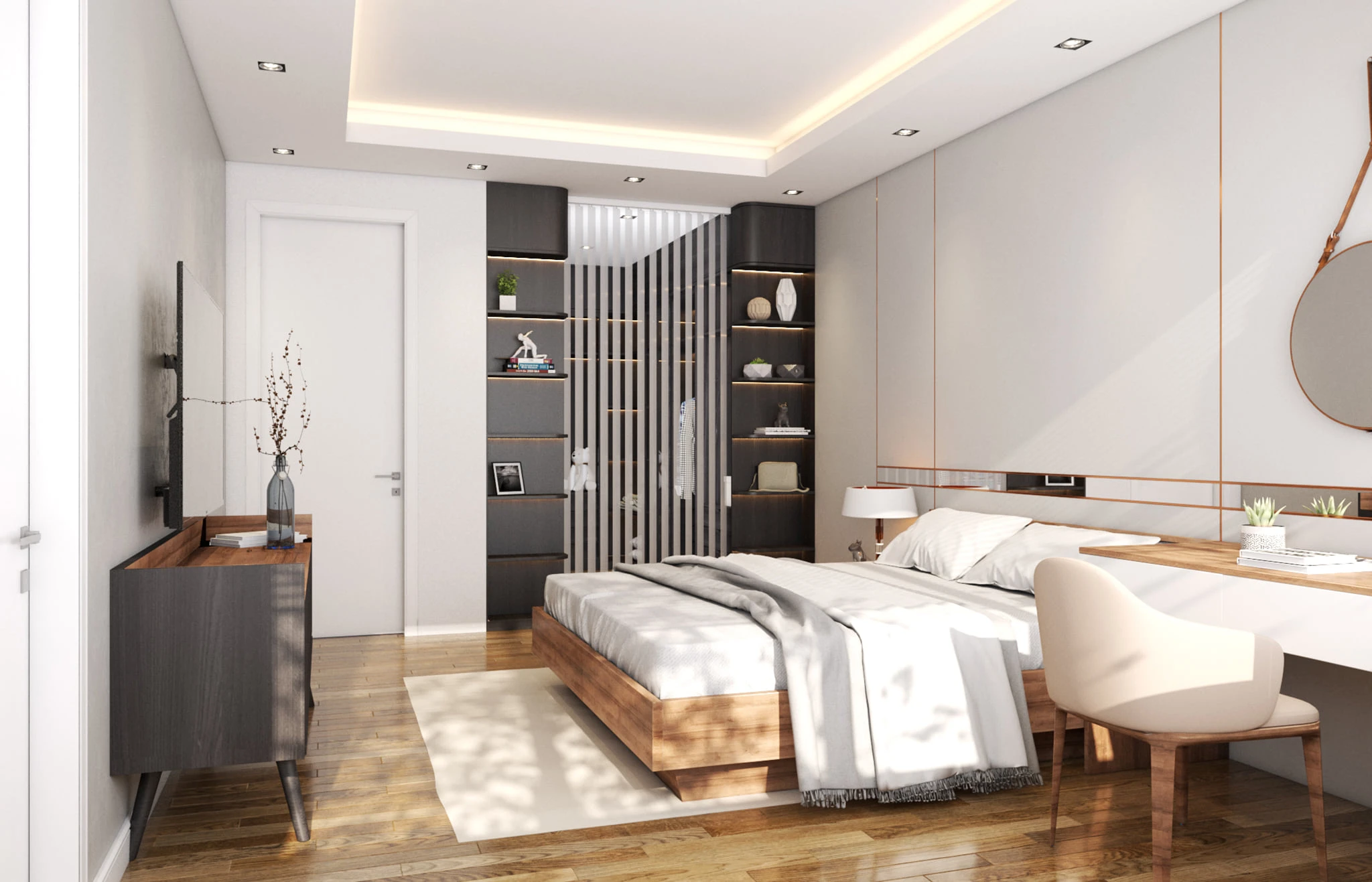 SketchUp Free Vray Bedroom Free Sketchup Models Download Modern ID 101000465 (Ha Anh)