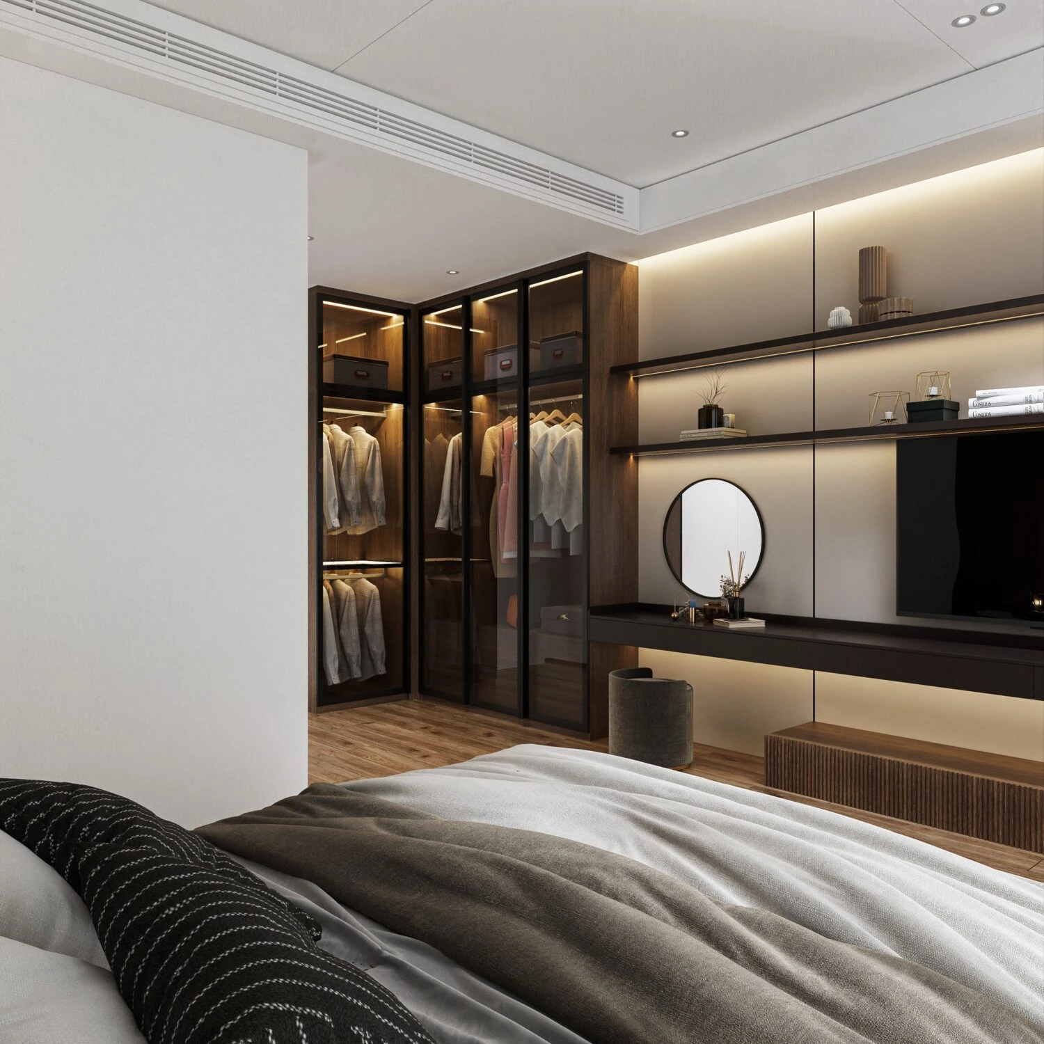 SketchUp Free Vray Bedroom Free Sketchup Scene Download Modern ID 101000654 (Than Nguyen)