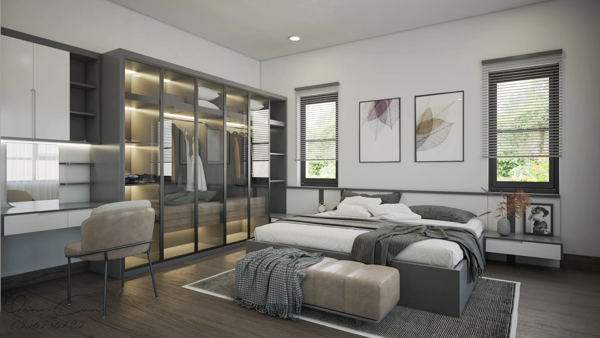 Vray Bedroom Sketchup 3d Models Free Download Modern ID 101000487 (Quan Cun)
