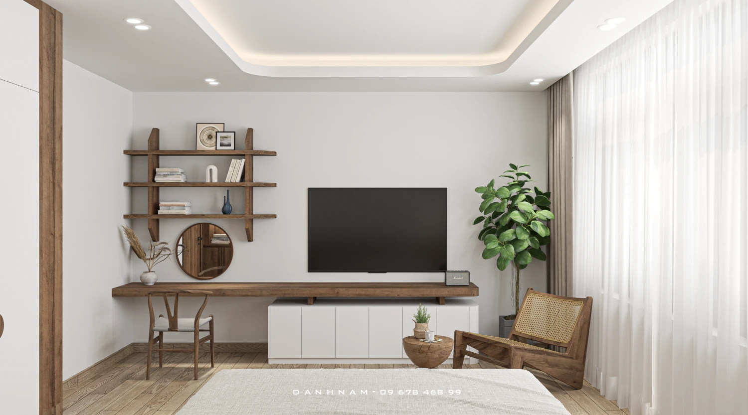 Vray Bedroom Sketchup Model Download Free Modern ID 101000656 (Danh Nam)