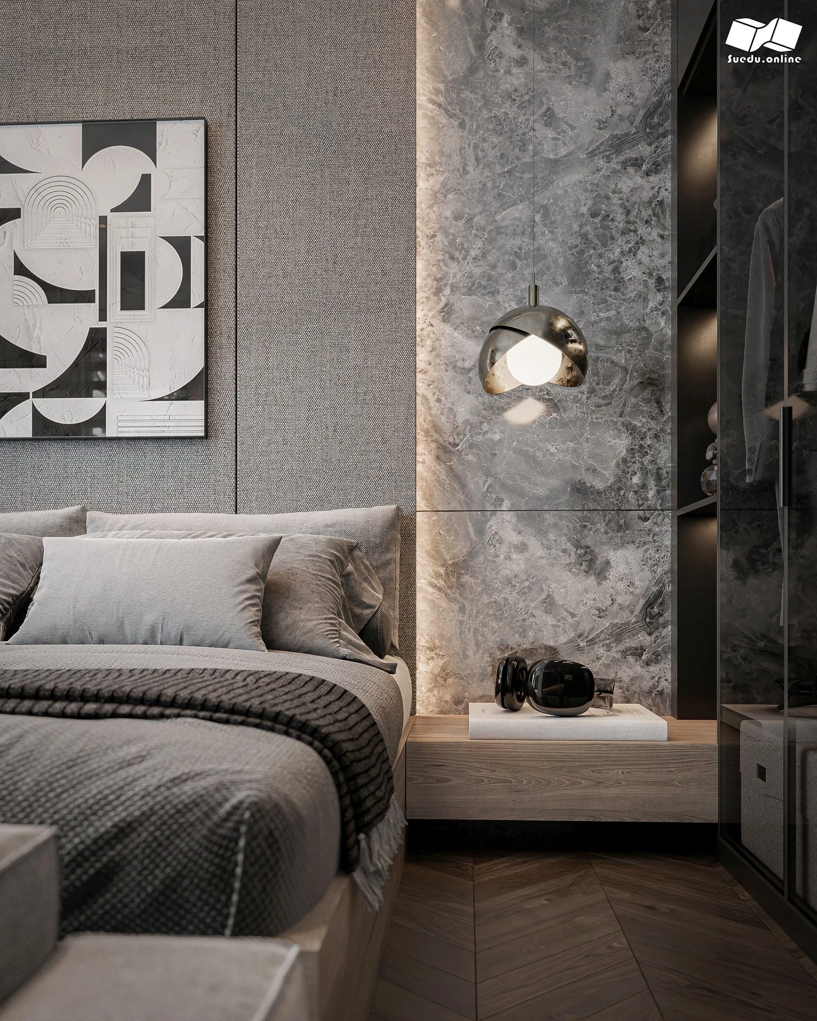 SketchUp Free Vray Bedroom Sketchup Model Download Free Modern ID 101000756 (Phan Thuc)