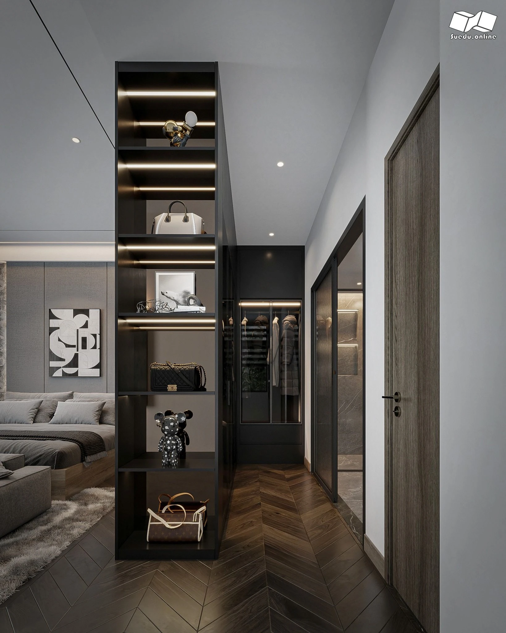 SketchUp Free Vray Bedroom Sketchup Model Download Free Modern ID 101000756 (Phan Thuc)