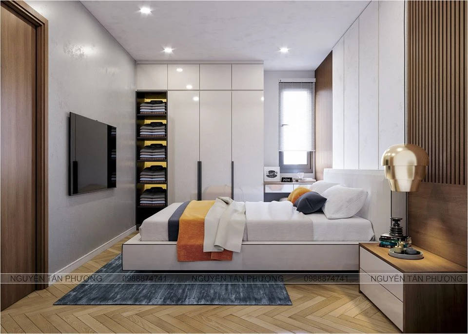 SketchUp Free Vray Bedroom Sketchup Scene Download Free Modern ID 101000264 (Nguyen Tan Phuong)