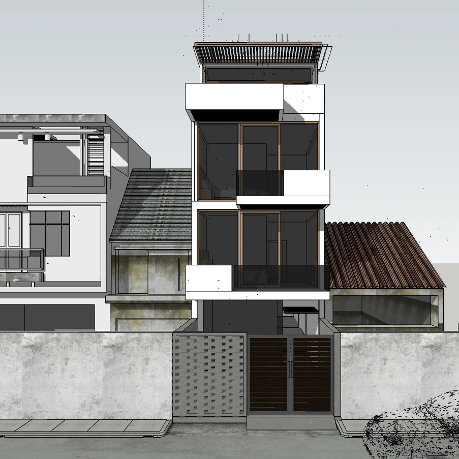 Vray Exterior Enscape Model Free Download Modern ID 101000509 (Minh Pham)