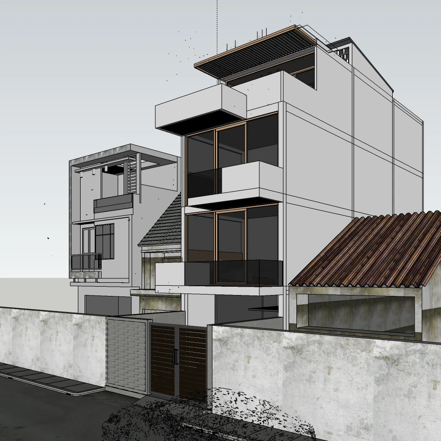 Vray Exterior Enscape Model Free Download Modern ID 101000509 (Minh Pham)