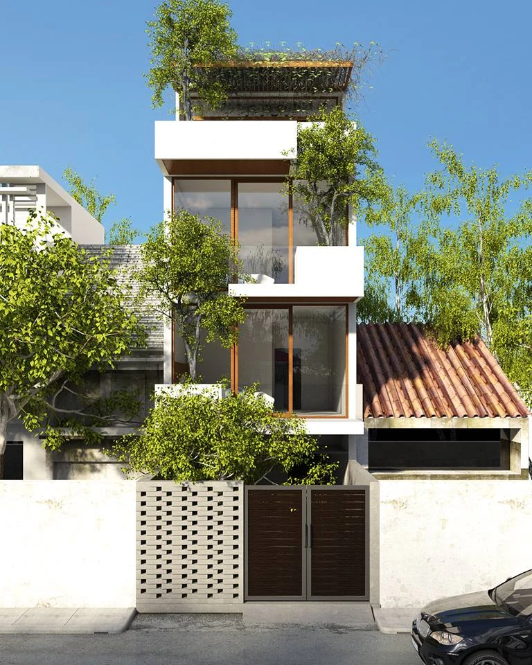 Vray Exterior Enscape Model Free Download Modern ID 101000509 (Minh Pham)