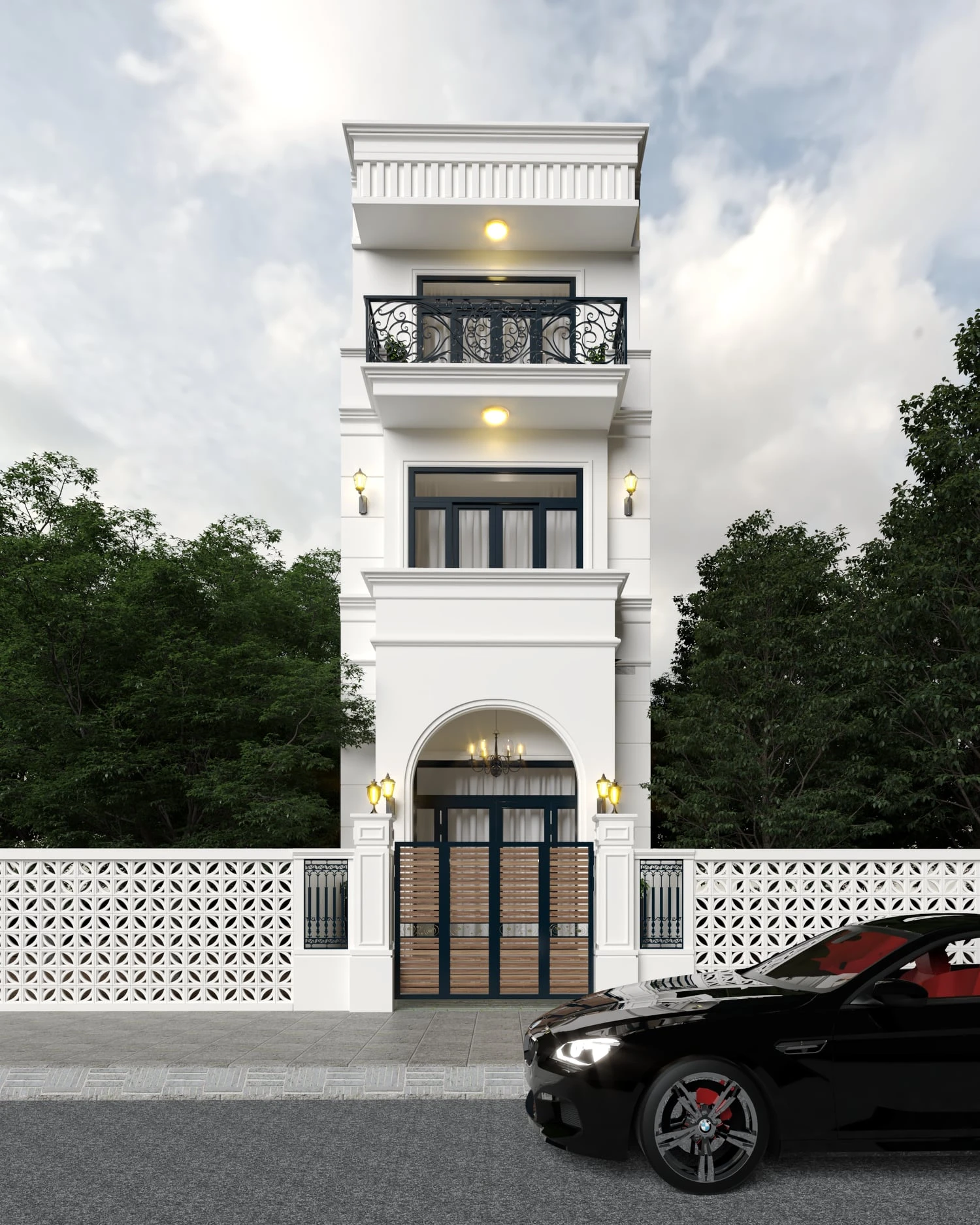 Vray Exterior Enscape Model Free Download Modern ID 101000539 (Doan Tuan)