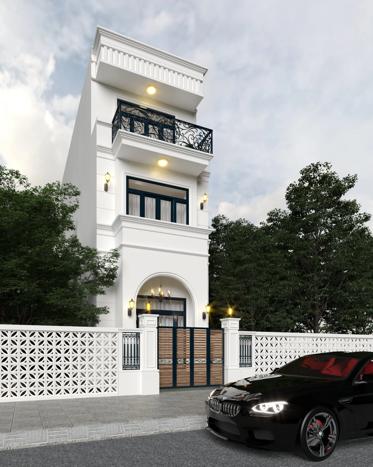 Vray Exterior Enscape Model Free Download Modern ID 101000539 (Doan Tuan)
