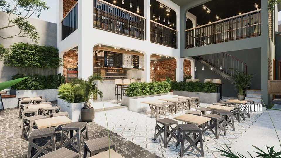 Vray Exterior Free Sketchup Scene Modern ID 101000577 (Loc Spin)