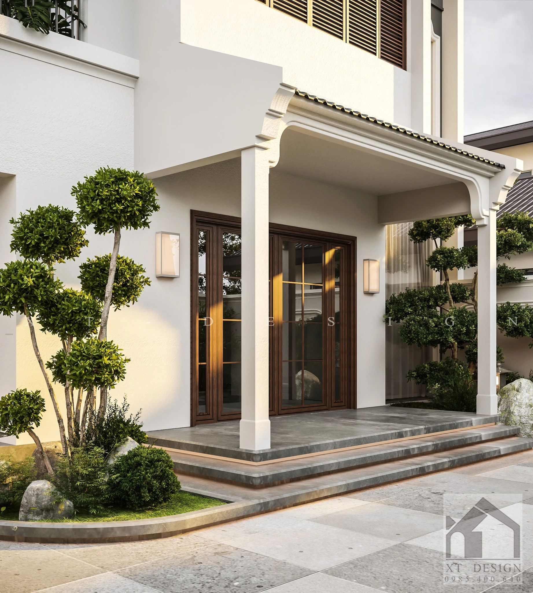 Vray Exterior Sketchup Free Model Indochine ID 213000719 (Nguyen Xuan Truong)