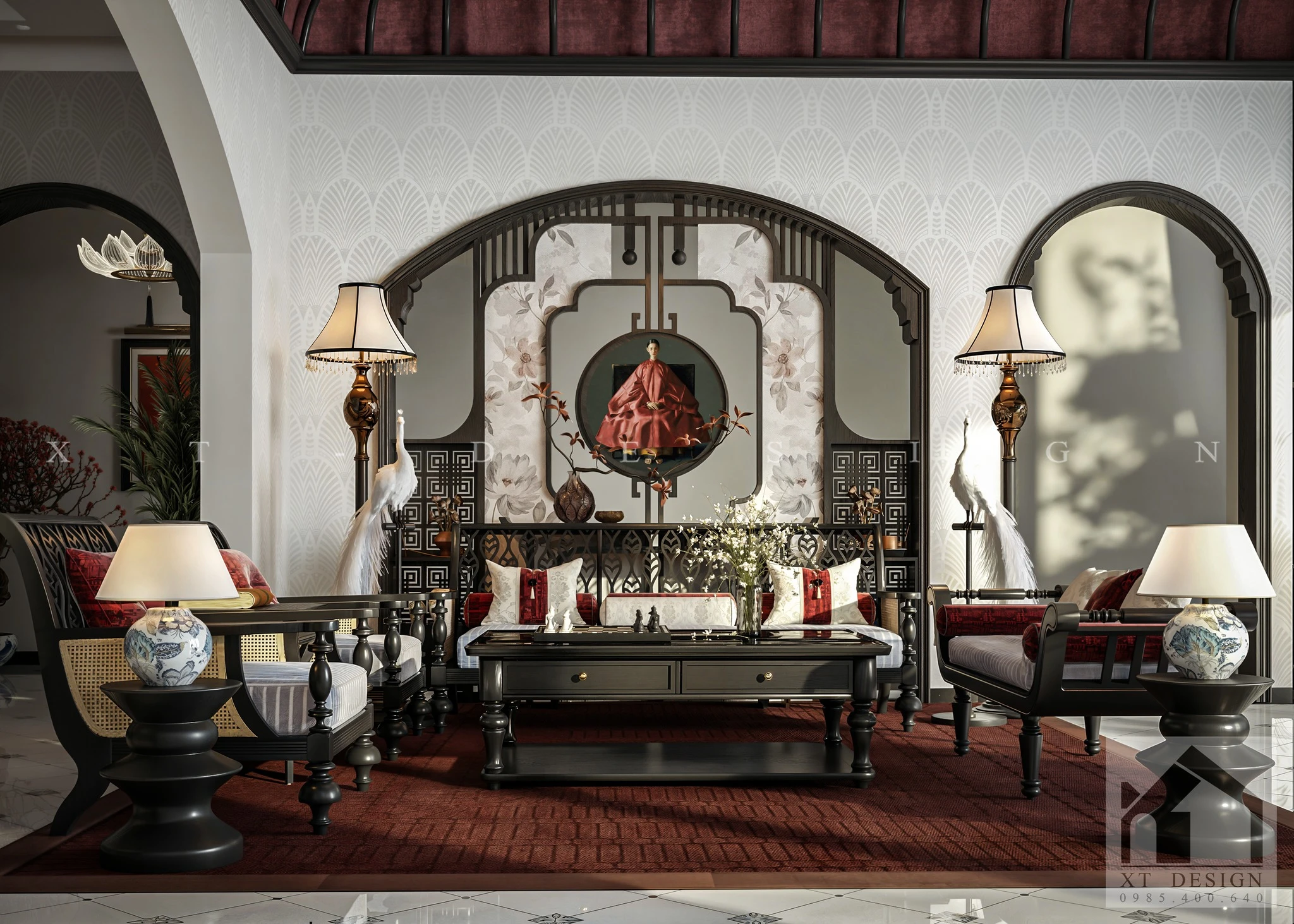 Vray Exterior Sketchup Free Model Indochine ID 213000719 (Nguyen Xuan Truong)