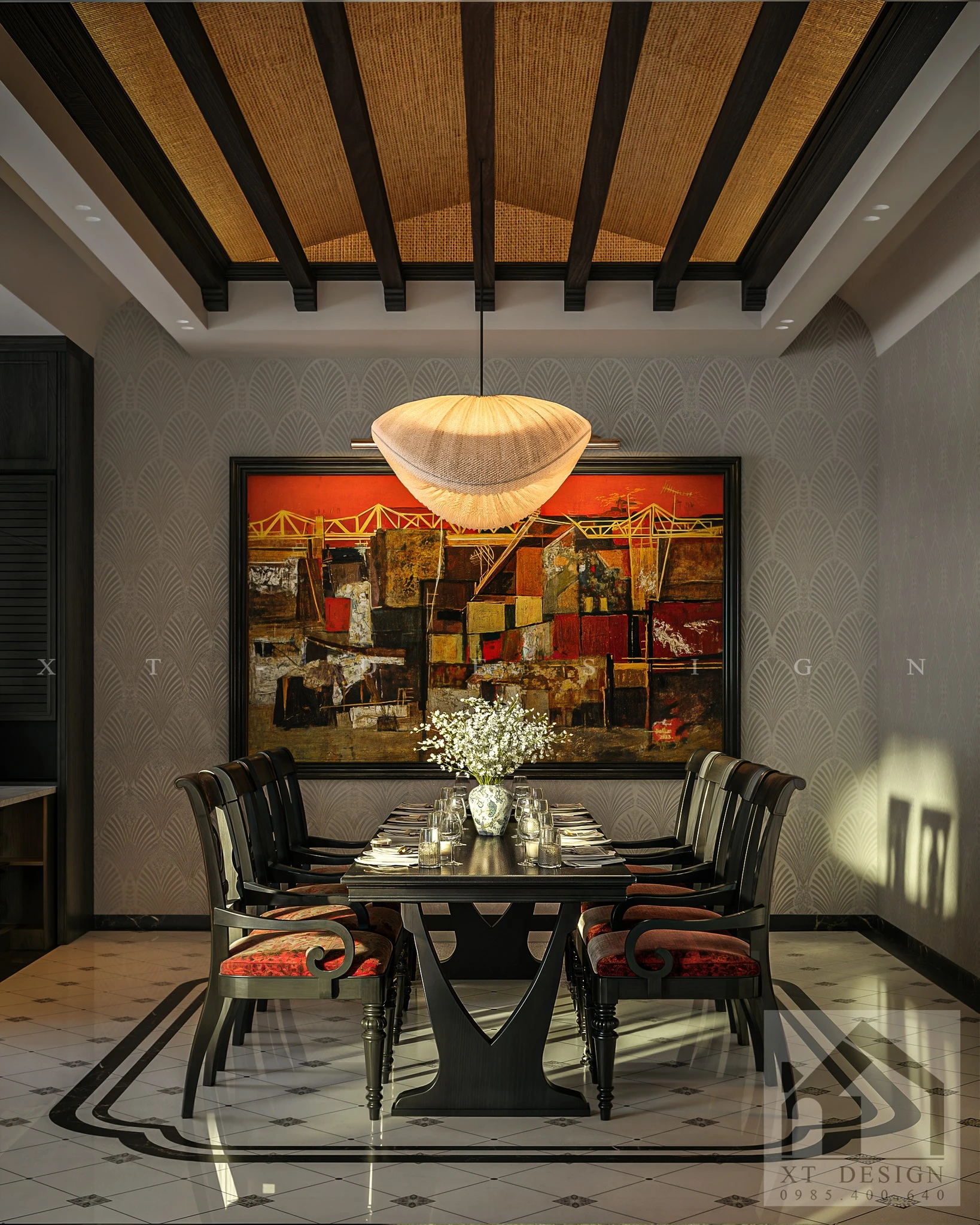 Vray Exterior Sketchup Free Model Indochine ID 213000719 (Nguyen Xuan Truong)