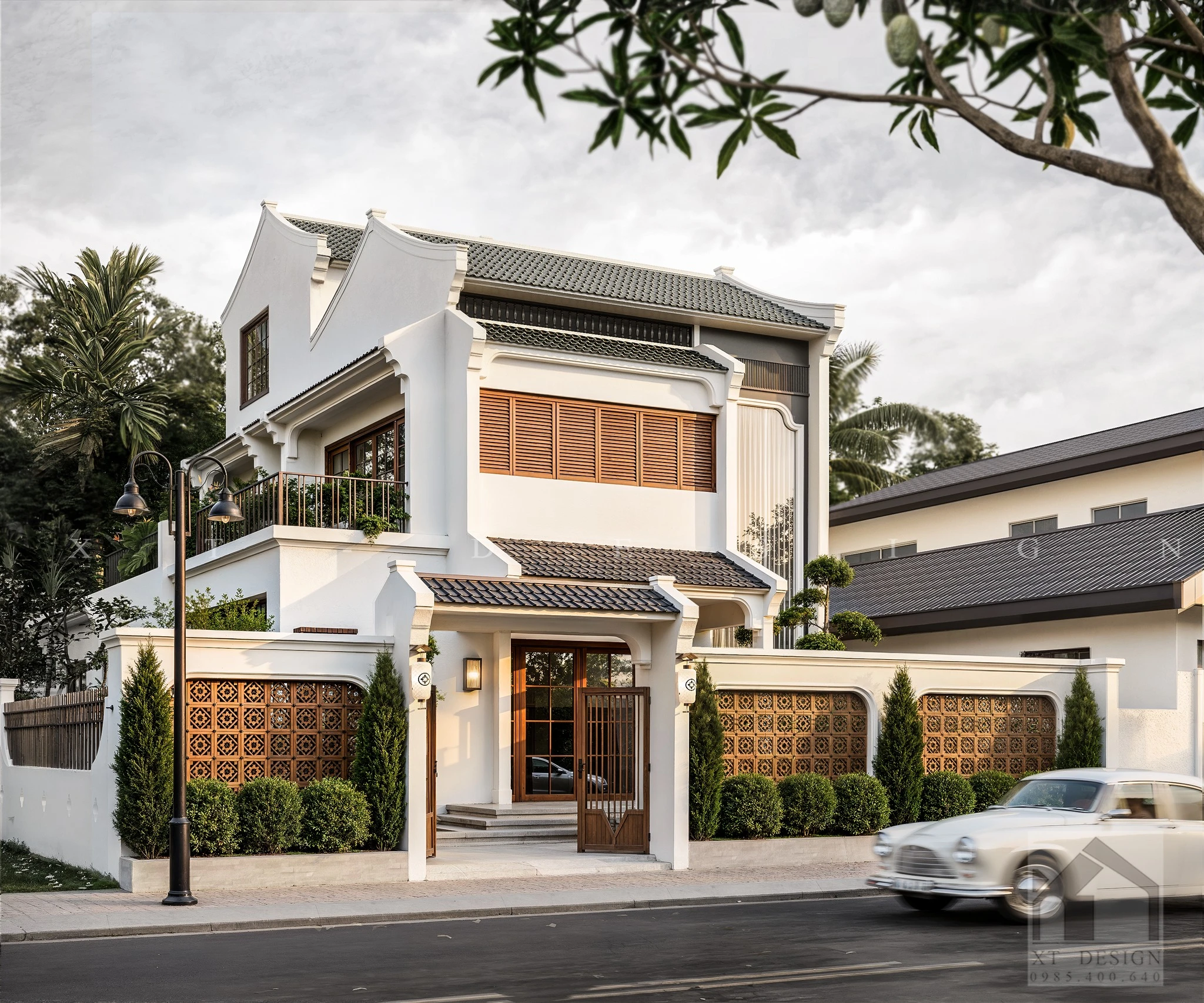 Vray Exterior Sketchup Free Model Indochine ID 213000719 (Nguyen Xuan Truong)