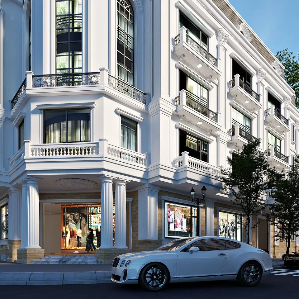 Vray Exterior Sketchup Model Download Modern ID 101000565 (Manh Do)