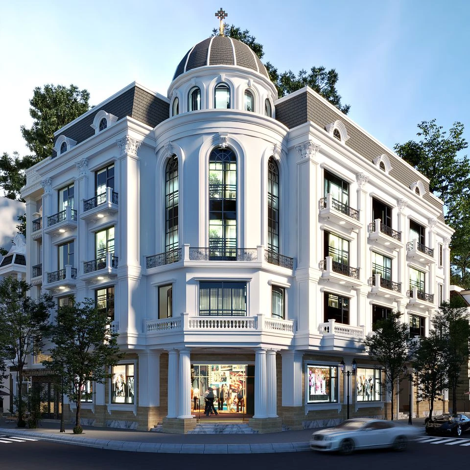 Vray Exterior Sketchup Model Download Modern ID 101000565 (Manh Do)