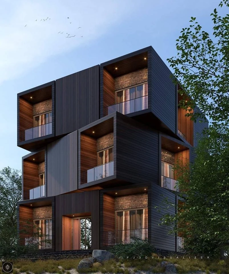 SketchUp Free Vray Exterior Sketchup Model Free Download Modern ID 101000671 (Ifj 3dvisualizer)