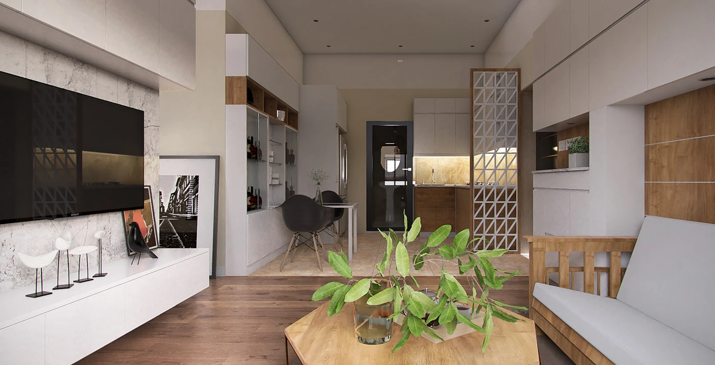 SketchUp Free Vray Interior House SketchUp Free Model Modern Download ID 212000098 (Hoan Trann)