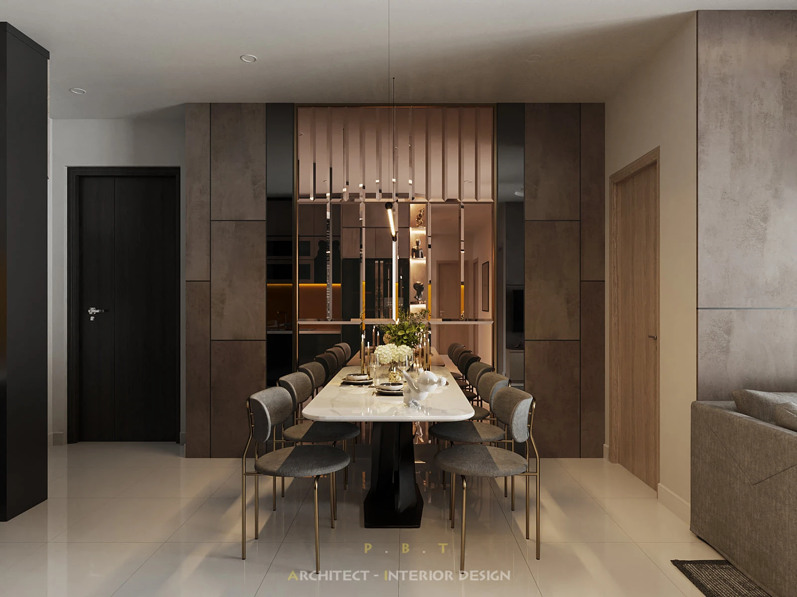 Vray Living Room And Dining Room Free Sketchup Models Modern Download ID 218000060 (Pham Bao Toan)