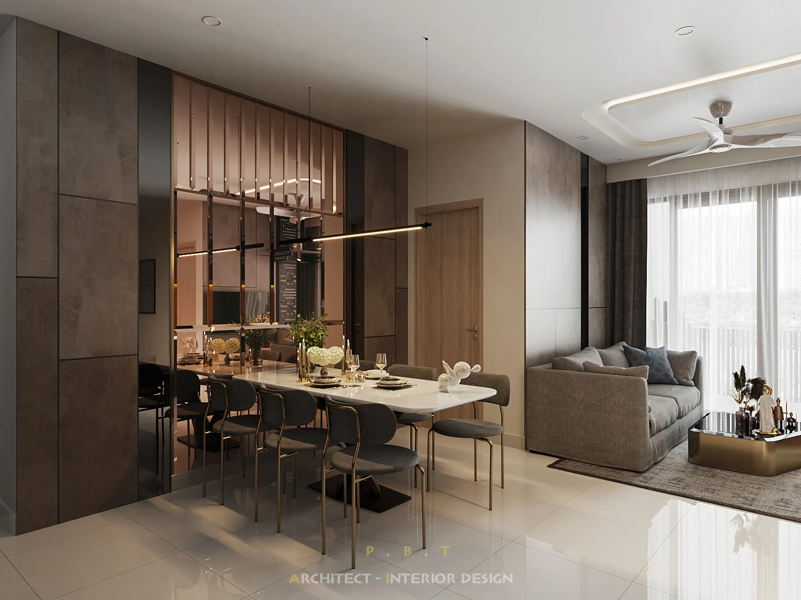Vray Living Room And Dining Room Free Sketchup Models Modern Download ID 218000060 (Pham Bao Toan)