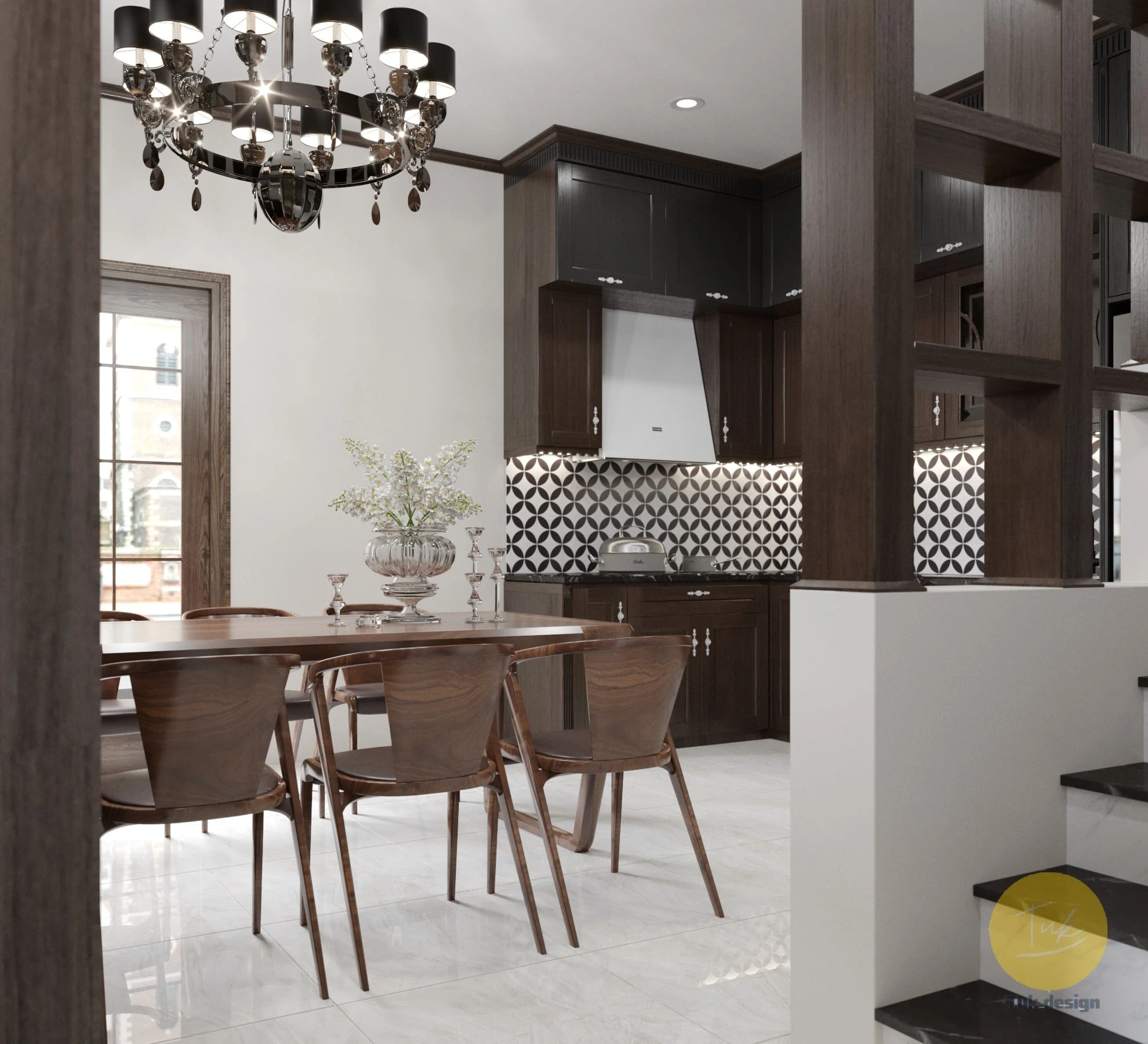 Vray Living Room And Dining Room Free Sketchup Models Modern Download ID 218000090 (Nguyen Danh Tu)