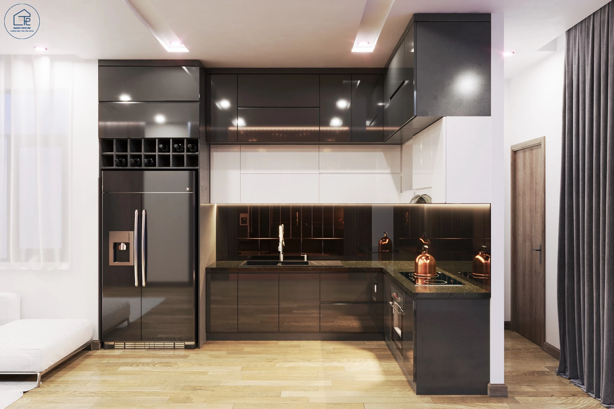 Vray Living Room And Dining Room Sketchup Free Model Modern Download ID 218000042 (Tam Le)