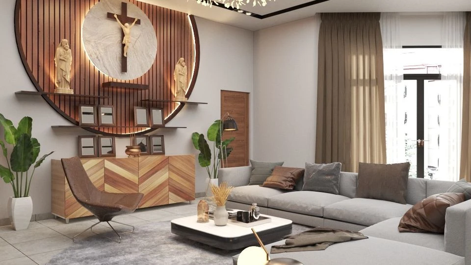 Vray Living Room And Dining Room Sketchup Scene Download Modern Free ID 218000054 (Hung Pham)