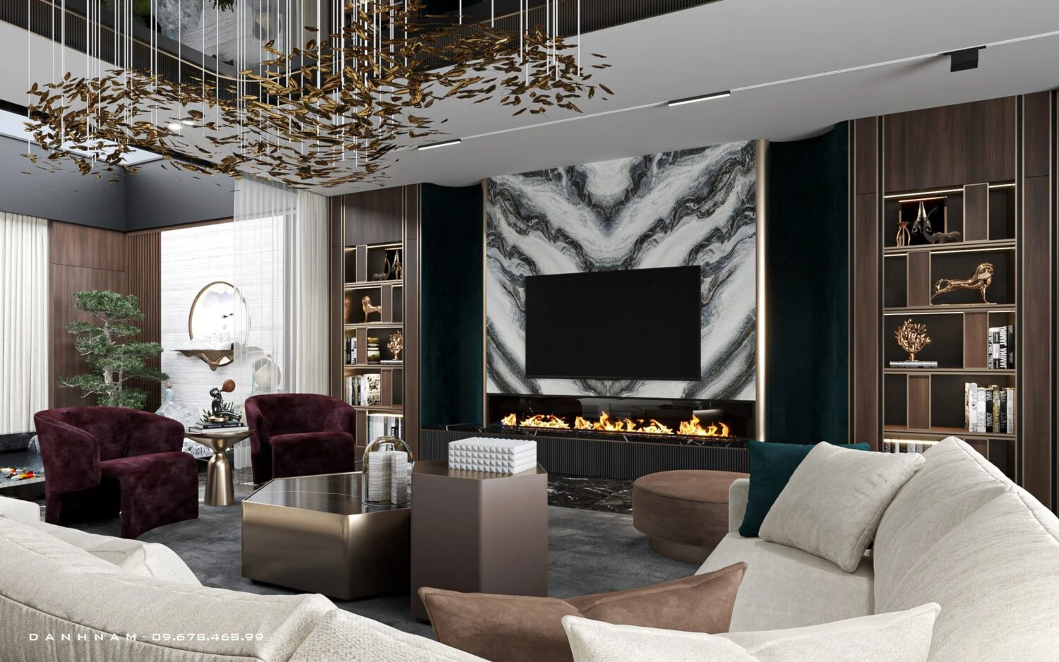 SketchUp Free Vray Living Room - Dining Room Download SketchUp Models Modern Free ID 218000176 (Danh Nam)