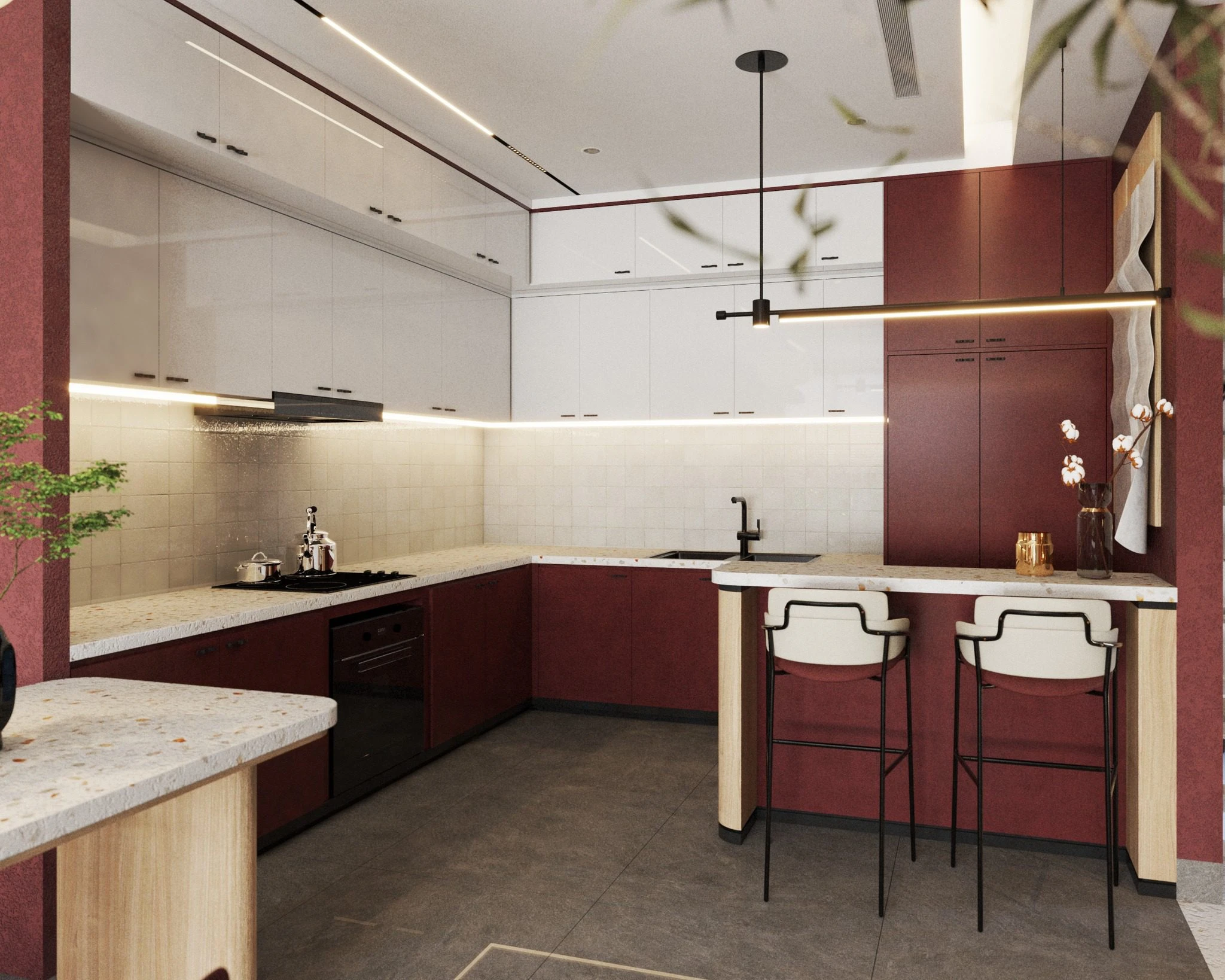 Vray Living Room - Dining Room Download SketchUp Models Modern Free ID 218000206 (Ty Nguyen)